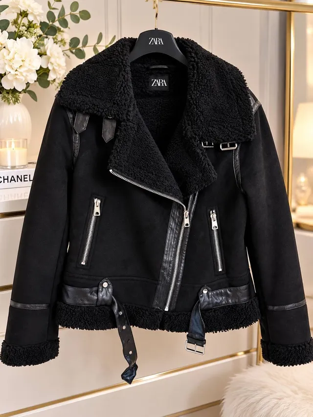 Zara куртка авиатор, 42-44